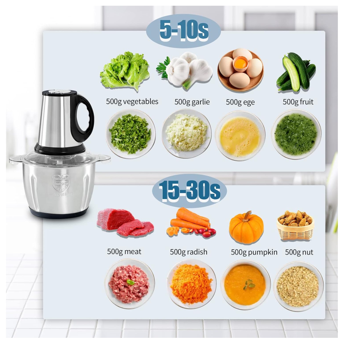 Molino de Alimentos Electrico 2L